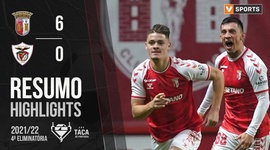 Taça de Portugal Placard: Sp. Braga 6 - 0 Santa Clara (2021-2022)