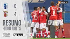 Liga Portugal Bwin: Vizela 0 - 4 Sp. Braga (2022-2023)