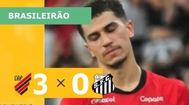 Brasileirão: Athletico-PR 3 - 0 Santos (2023)