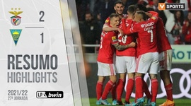 Liga Portugal Bwin: Benfica 2 - 1 Estoril (2021-2022)