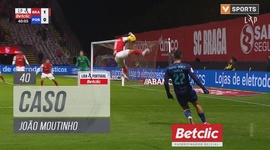 Liga Portugal Betclic: Sp. Braga vs FC Porto, Caso João Moutinho, 40' (2024-2025)