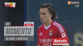Liga Portugal Betclic: Arouca vs Benfica, Jogada Álvaro Carreras, 68' (2024-2025)