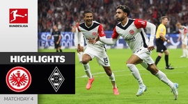 Bundesliga: Frankfurt 2 - 0 Mönchengladbach (2024-2025)