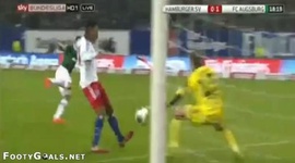 Bundesliga: Hamburger SV 0 - 1 FC Augsburg (2013-2014)