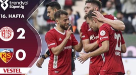 Super Ligi: Antalyaspor 2 - 0 Kayserispor (2024-2025)