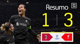 Liga Campeões: Milan 1 - 3 Liverpool (2024-2025)
