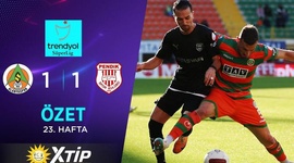 Super Ligi: Alanyaspor 1 - 1 Pendikspor (2023-2024)
