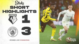 Premier League: Watford 1 - 3 Man City (2021-2022)