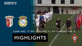 Juniores A S19 I Divisão: Sp. Braga 1 - 1 Alverca (2021-2022)