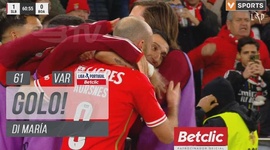 Liga Portugal Betclic: Benfica vs Boavista, Golo 1-0 Di María (2023-2024)