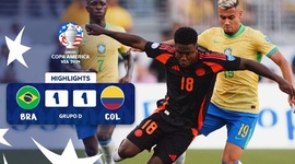Copa América: Brasil 1 - 1 Colômbia (2024)