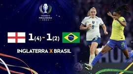 Finalíssima Feminina: Inglaterra 4 - 2 g.p Brasil (2023)