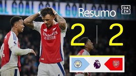 Premier League: Man City 2 - 2 Arsenal (2024-2025)