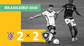 Brasileirão: Corinthians 2 - 2 Botafogo (2020)