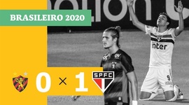 Brasileirão: Sport 0 - 1 São Paulo (2020)