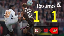 Bundesliga: FC St. Pauli 1 - 1 Leverkusen (2024-2025)