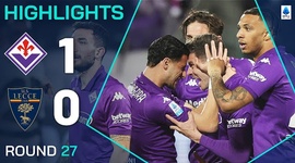 Serie A: Fiorentina 1 - 0 Lecce (2024-2025)