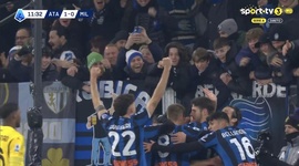 Serie A: Atalanta vs Milan, Golo 1-0 C. De Ketelaere (2024-2025)