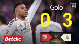 La Liga: Athletic Bilbao vs Real Madrid, Golo 0-3 Mbappé (2025-2026)