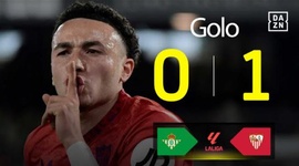La Liga: Bétis vs Sevilla, Golo 0-1 Vargas (2024-2025)