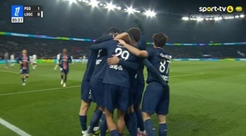Ligue 1: PSG vs Lille, Golo 1-0 B. Barcola (2024-2025)