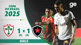 Copa do Brasil: Portuguesa 3 - 4 g.p Botafogo-PB (2025)