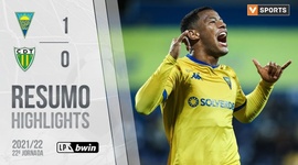 Liga Portugal Bwin: Estoril 1 - 0 Tondela (2021-2022)