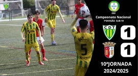 Juniores A S19 I Divisão: Tondela 1 - 1 Sp. Braga (2024-2025)
