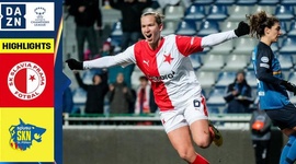 Liga dos Campeões Feminina: Slavia FM 1 - 0 SKN St. Pölten FM (2023-2024)