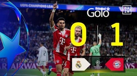 Liga Campeões: Real Madrid vs Bayern München, Golo 0-1 Luis Díaz (2025-2026)