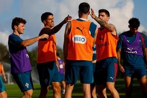 João Neves e Pote sem limitações no treino de Portugal