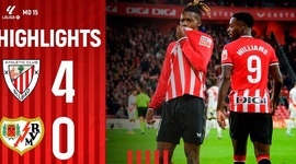 La Liga: Athletic Bilbao 4 - 0 Rayo Vallecano (2023-2024)