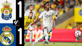 La Liga: Las Palmas 1 - 1 Real Madrid (2024-2025)