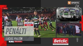 Liga Portugal Betclic: AVS SAD vs Sporting, Penálti Lucas Piazón (VAR), 67' (2024-2025)