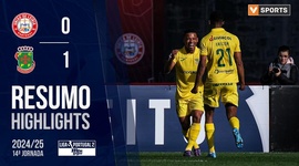 Liga Portugal 2 Meu Super: U. Leiria 0 - 1 Paços Ferreira (2024-2025)