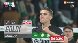 Liga Portugal Betclic: Sporting vs Famalicão, Golo 2-1 Gyokeres (g.p.) (2024-2025)