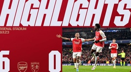 Liga Campeões: Arsenal 6 - 0 Lens (2023-2024)