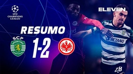 Liga Campeões: Sporting 1 - 2 Frankfurt (2022-2023)