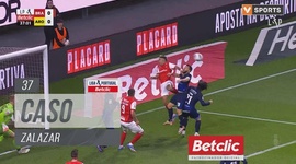 Liga Portugal Betclic: Sp. Braga vs Arouca, Caso Zalazar, 37' (2024-2025)