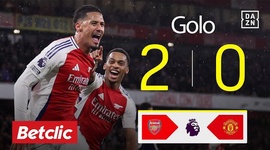 Premier League: Arsenal vs Man Utd, Golo 2-0 Saliba (2024-2025)