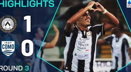 Serie A: Udinese 1 - 0 Como (2024-2025)