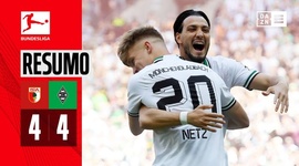 Bundesliga: FC Augsburg 4 - 4 Mönchengladbach (2023-2024)
