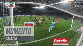Liga Portugal Betclic: Sporting vs Sp. Braga, Jogada Zalazar, 65' (2024-2025)