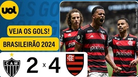 Brasileirão: Atlético-MG 2 - 4 Flamengo (2024)