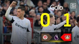Bundesliga: FC St. Pauli vs Leverkusen, Golo 0-1 Schick (2024-2025)