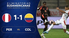 Qualificação Mundial América do Sul: Peru 1 - 1 Colômbia (2026)