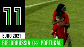 Qualificação Europeu Sub-21: Bielorrússia 0 - 2 Portugal (2021)