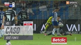 Liga Portugal Betclic: Casa Pia vs FC Porto, Caso José Fonte, 45' (2024-2025)