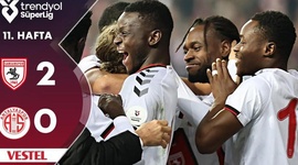 Super Ligi: Samsunspor 2 - 0 Antalyaspor (2024-2025)