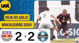 Brasileirão: RB Bragantino 2 - 2 Grêmio (2024)